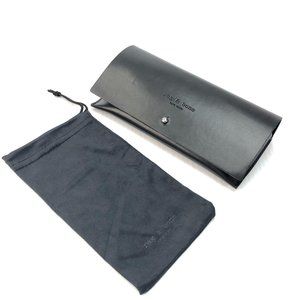 Rag & Bone black leather sunglasses case